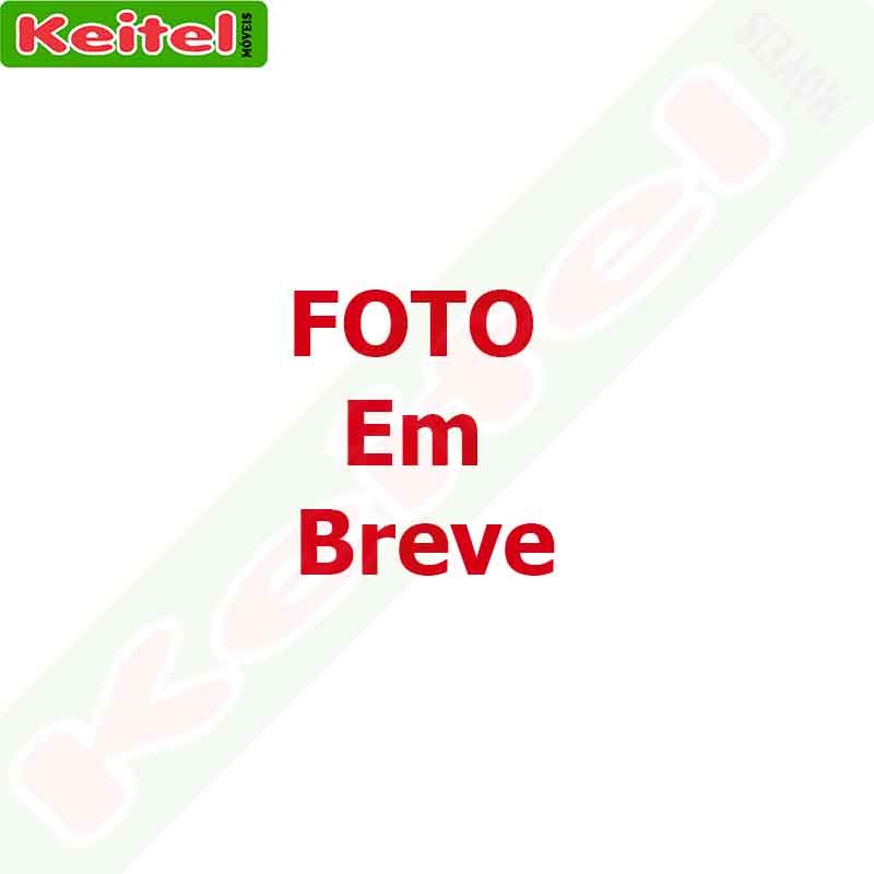 Mesa Retangular Nevada Com 6 Cadeiras Napoli Chocolate / Cacau