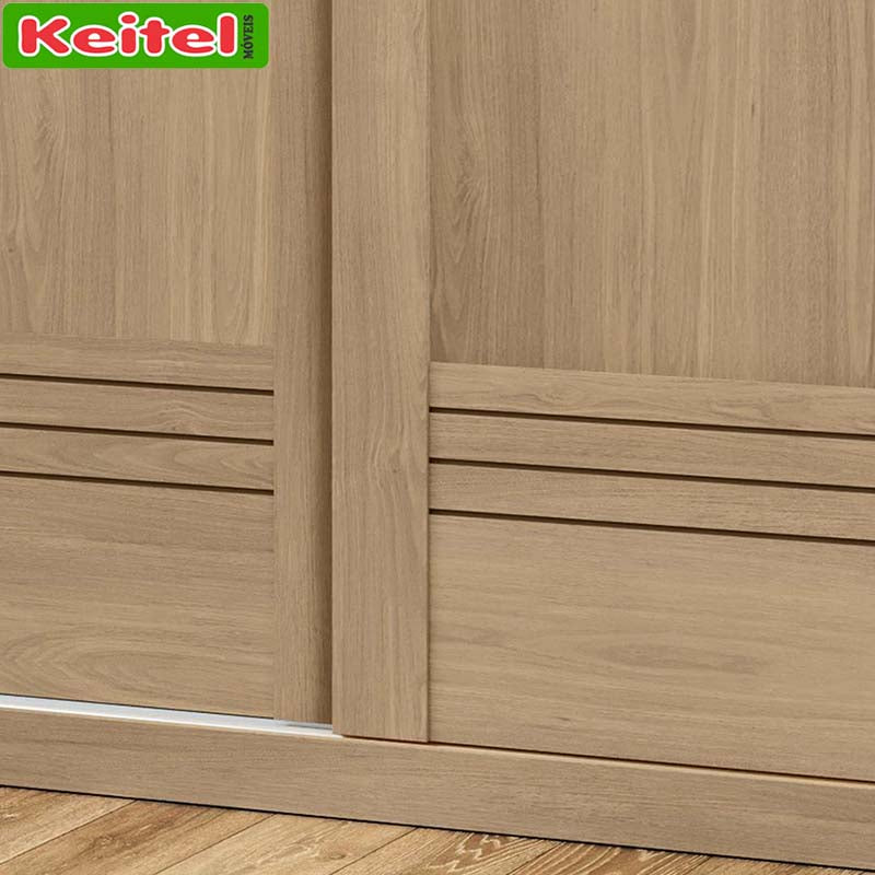 Roupeiro 2 Portas de Correr Trípoli Com Espelho Cor Castanho 100% MDF