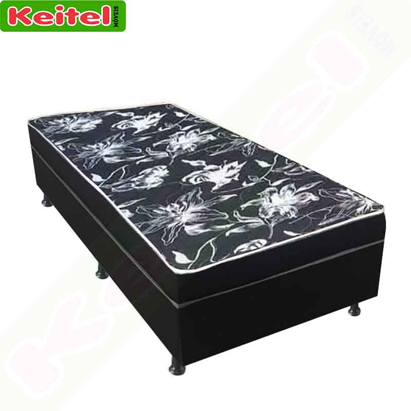 Cama Box Solteiro Conjugada Tecido Liso 88