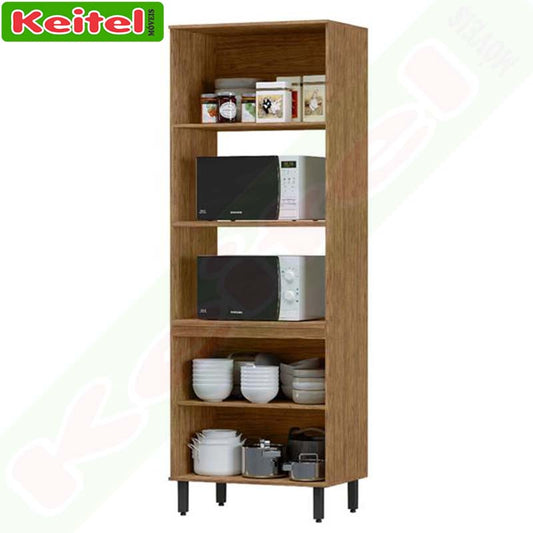 Torre Forno e Micro Toscana Freijó / Nero 100% MDF