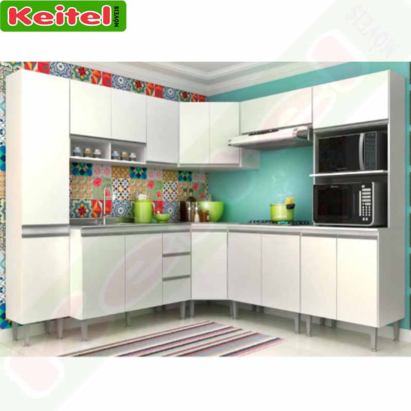 Cozinha Modulada Athena 8 peças Branco - Keitel Móveis