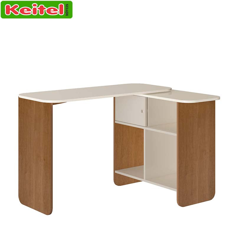 Escrivaninha Nomad Cor Off White / Cinamo – Keitel Móveis